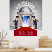 Die Zukunft: Business, Abschluss, Hochzeit, etc. Poster (Küche)