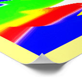 Die Zukunft der abstrakten Kunst Poster (Ecke)