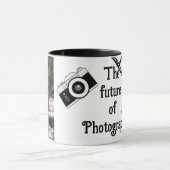 Die Zukunft der Fotografie-Tasse Tasse (Zentrum)
