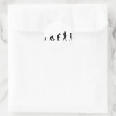 Die Zukunft der menschlichen Evolution Runder Aufkleber (Tasche)