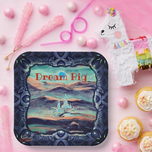 Die Zukunft der Stadt des Lichtraums Big Pappteller (Party)