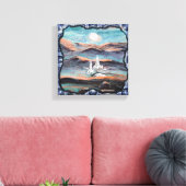 Die Zukunft der Stadt des Lichts Leinwanddruck (Insitu (Wohnzimmer))