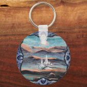 Die Zukunft der Stadt des Lichts Schlüsselanhänger (Vorderseite)