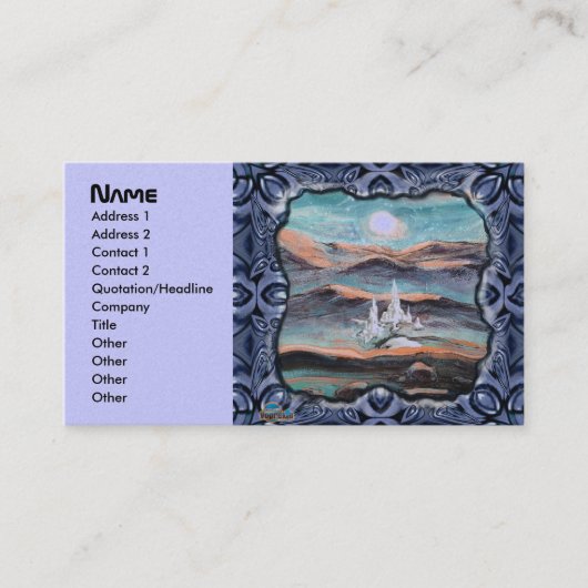 Die Zukunft der Stadt des Lichts Visitenkarte (Vorderseite)