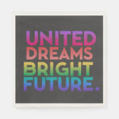 Die Zukunft der Vereinigten Träume Serviette (Vorderseite)