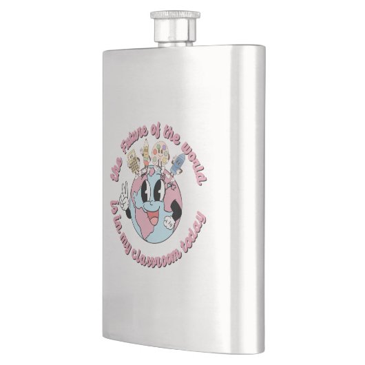 Die Zukunft der Welt ist in meiner Klasse Flachmann (Links)