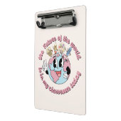 Die Zukunft der Welt ist in meiner Klasse Mini Klemmbrett (Gewinkelt2)