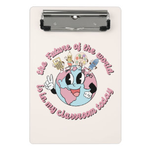 Die Zukunft der Welt ist in meiner Klasse Mini Klemmbrett