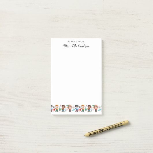 Die Zukunft des Internets Post-it Klebezettel (Auf Schreibtisch)