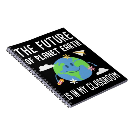 Die Zukunft des Planeten Erde ist in meinem Klasse Notizblock (Rechte Seite)