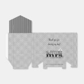 Die Zukunft Frau Black and White Brautparty Geschenkschachtel (Ungefaltet)