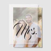 Die Zukunft Frau Brautparty Pergament Einladungen (Versatz (Ehepaar))