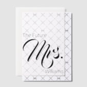 Die Zukunft Frau Brautparty Pergament Einladungen (Versetzt (Einladung))