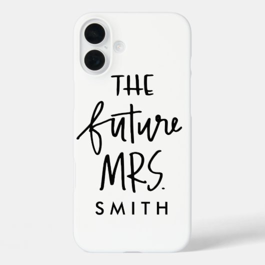 Die Zukunft Frau Custom Phone Case (Rückseite)