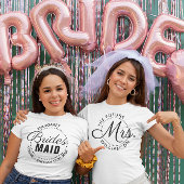 Die Zukunft Frau Gepunktet Dots Wedding T-Shirt