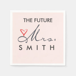 Die Zukunft Frau. Serviette