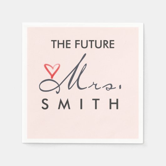 Die Zukunft Frau. Serviette (Vorderseite)