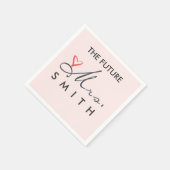 Die Zukunft Frau. Serviette (Ecke)