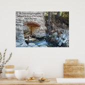 Die Zukunft gehört nur denen, die glauben .. Poster (Küche)