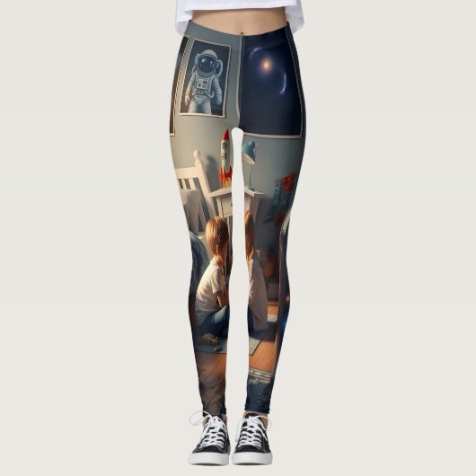 Die Zukunft gehört uns! Mädchen Leggings | Strumpf (Vorderseite)