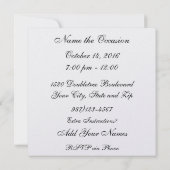 Die Zukunft gestalten - Einladung (Rückseite)