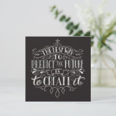 Die Zukunft gestalten - Einladung (Stehend Vorderseite)