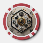 "Die Zukunft gestalten" Pokerchips (Rückseite)