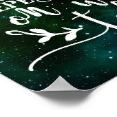 Die Zukunft hängt davon ab, was Sie heute tun Poster (Ecke)