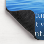 Die Zukunft hängt von ab, was wir im Geschenk tun Mousepad (Ecke)