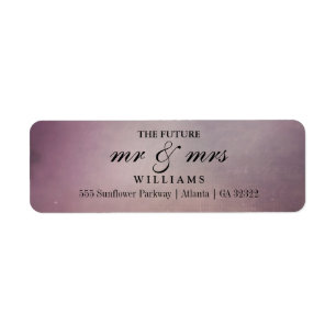 Die Zukunft Herr und Rücksendeadresse