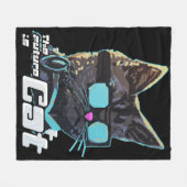 Die Zukunft ist Cat Fleecedecke (Vorderseite (Horizontal))