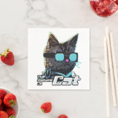 Die Zukunft ist Cat Serviette (Beispiel)