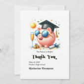 Die Zukunft ist das Foto des Abschlusses der Finan Dankeskarte (Vorderseite)