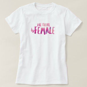 Die Zukunft ist der grundlegende T - Shirt weiblic