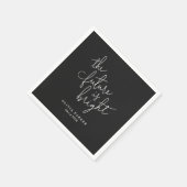 Die Zukunft ist der rechte Abschluss Napkins Serviette (Ecke)