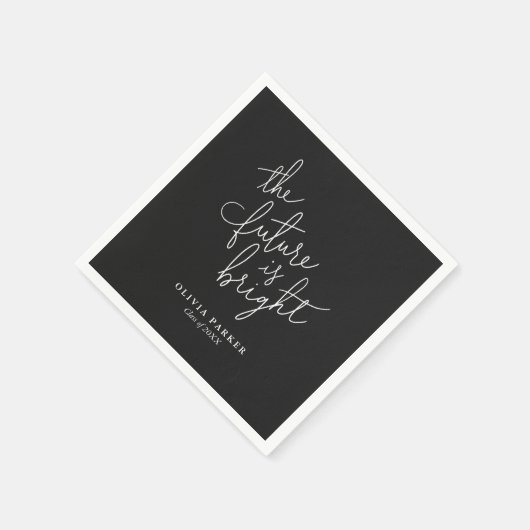 Die Zukunft ist der rechte Abschluss Napkins Serviette (Ecke)