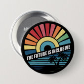 Die Zukunft ist der Stolz auf die Rechte von Homos Button (Vorne & Hinten)