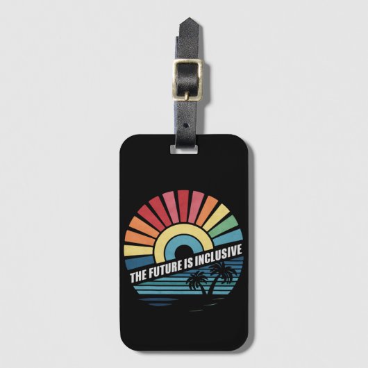 Die Zukunft ist der Stolz auf die Rechte von Homos Gepäckanhänger (Vorderseite Vertikal)