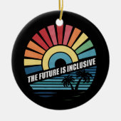 Die Zukunft ist der Stolz auf die Rechte von Homos Keramik Ornament (Vorne)