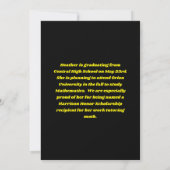 Die Zukunft ist die Einladung einer richtigen Grad (Rückseite)