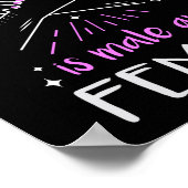 Die Zukunft ist die Ermächtigung männlicher und we Poster (Ecke)