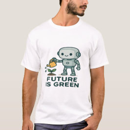 Die Zukunft ist eine grüne - Niedliche Pflanze für T-Shirt