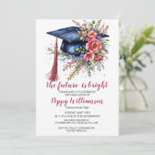 Die Zukunft ist eine gute Graduierungspartei Einladung (Stehend Vorderseite)