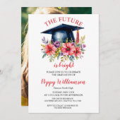 Die Zukunft ist eine gute Graduierungspartei Einladung (Vorne/Hinten)