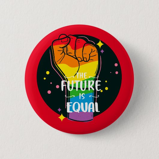 Die Zukunft ist gleich hoch Button (Vorderseite)