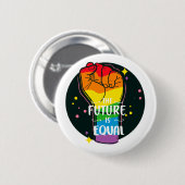 Die Zukunft ist gleich hoch Button (Vorne & Hinten)