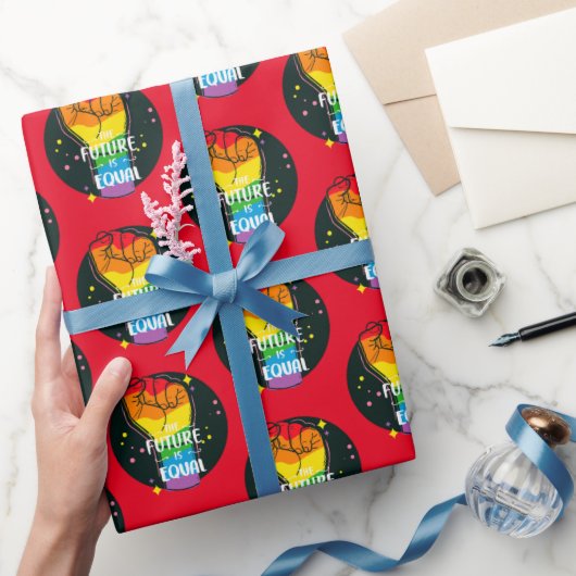 Die Zukunft ist gleich hoch Geschenkpapier (Schenken)