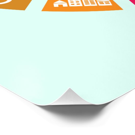 Die Zukunft ist gut und voller Möglichkeiten Poster (Ecke)