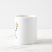 Die Zukunft ist hell Neuer Lehrer Kaffeetasse (Mittel)