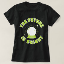 Die Zukunft ist heller Kristallball - grün glatt